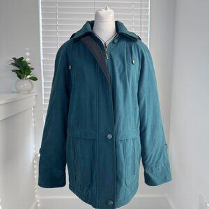 Izzi Outerwear Teal Hooded Jacket 🌲 | Utilitycore Outdoor Layer